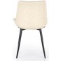Tret spisestol - cremefarvet vintage (PU)
