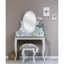 Vimle toiletbord 100 x 45 cm - Hvid/brun