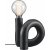 Bemrk Swirl bordlampe - Sort - 18 cm