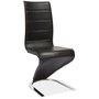 Spisestol Layton - Sort / hvid