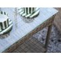 Mercury loungest af lnestole med firkantet sidebord - polyrattan