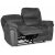 Riverdale 2-personers recliner-sofa - Grå (Mikrofiber) + Pletfjerner til møbler
