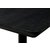 Smokey spisebord 80x80 cm - Sort