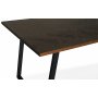Edge spisebord 190x90 - Brownstained fishbone