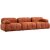 Petite 3-personers sofa - Orange