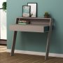 Cowork skrivebord 94x50 cm - Lys ruskind/turkis