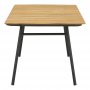 Cleveland udendrs spisebord - Natur/Sort