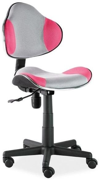 Carla kontorstol - Pink/gr