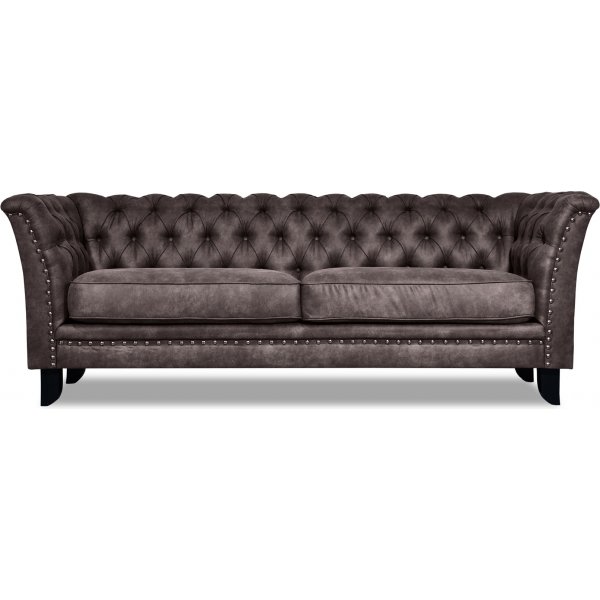 Sofa Chester Bridge med nitter - 212 cm