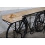 Vintage Cykel Barbord - sort/mango