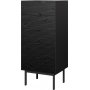 Soma slim kommode med 5 skuffer - Sort