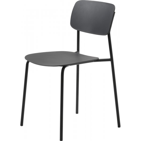 Signature Plastic Stol - Sort