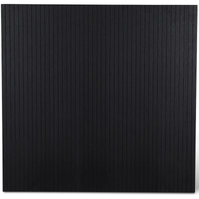 Volumen sengegavl i sortbejdset eg 120x90 cm + Mbelfdder
