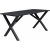 Spisebord Scottsdale 150 cm - Sort + Pletfjerner til mbler