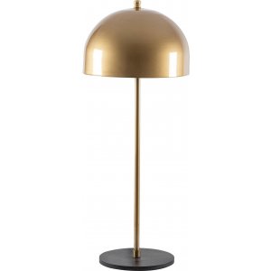 Can bordlampe - Guld/sort