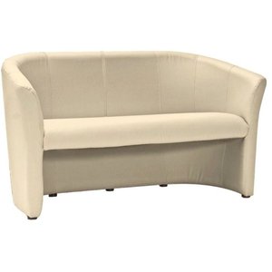 Charity 3-personers sofa - Cremehvid (PU)