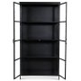 Industri vitrineskab i metal - Metal / Glas