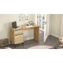 Aristo skrivebord 120x44,5 cm - Filt/antracit