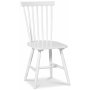 Pose spisebordsst: Bord 130 cm inkl. 4 stk. hvide pindestole - Whitewash