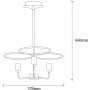 Halo loftslampe 1351 - Sort