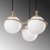 Hugin loftslampe 13417 - Guld