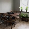 Kundebillede Vintage spisestol - Antikbejdset Eg