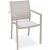 Urbanite cafegruppe med bord 50 x 50 cm og 2 stabelbare spisestuestole - Beige