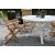 Scottsdale udendrs spisebordsst med rundt bord og 4 Salt stole - Teak/Hvid + Trolie til mbler