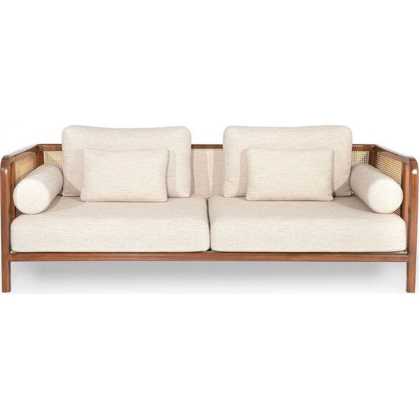 Peanut 3-personers sofa - Creme