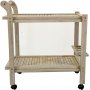 Salt serveringsvogn 84 x 50 cm - Gr teak