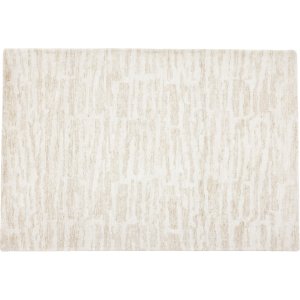 Milos tppe 230 x 160 cm - Beige/Hvid