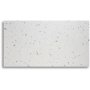 Terrazzo sofabord 75x75cm - Bianco Terrazzo & chassis hvidvasket eg
