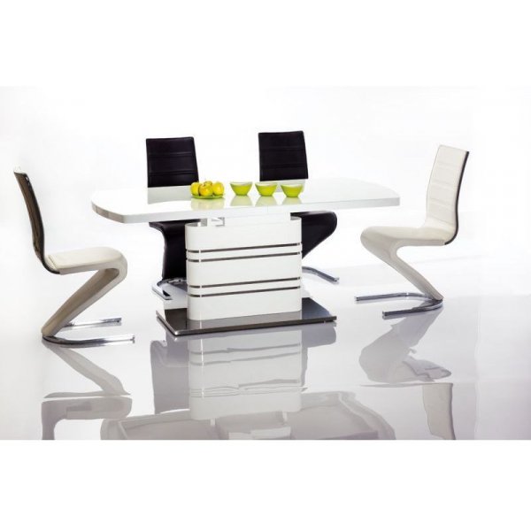 Spisebord Celeste 180-220 cm - Hvid