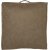 Lycke puf 50 x 50 x 15 cm - Lysebrun