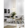 Sefyr loftslampe - Hvid/krom