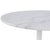 Carlisle spisebord 110 cm - Marmor/hvid