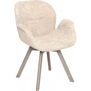 Bjerke spisestuestol - Beige/gr