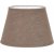 Oval Selected Linen lampeskrm - Mocca - 30 cm