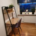 Kundebillede Perlie Skrivebord - Sonoma eg/sort