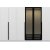 Cikani garderobeskab med spejldr 225x52x210 cm - Hvid
