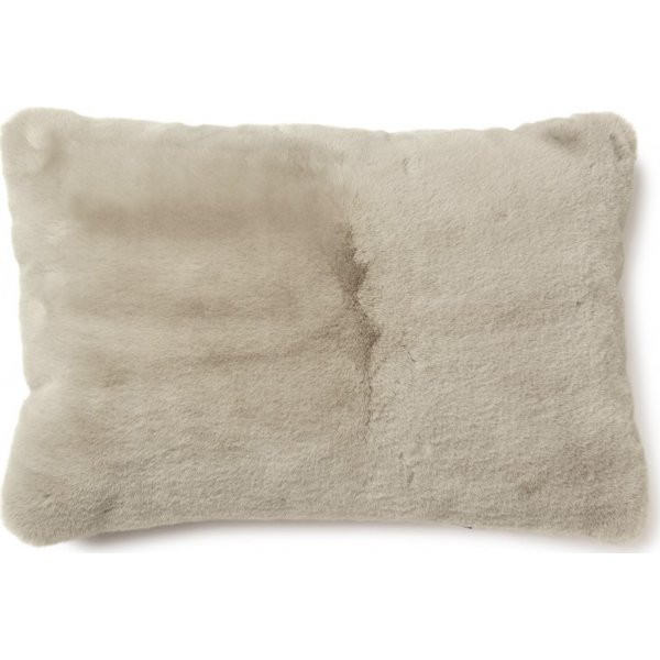 Fluffy pyntepude Taupe - 40 x 60 cm