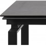 Huddersfield spisebord 160-240 cm - Sort