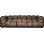 Bill 3 pers. sofa - vintage brun (lderlook)