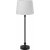 Liam bordlampe - Hvid/sort - 59 cm