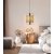 Rund loftslampe - Beige