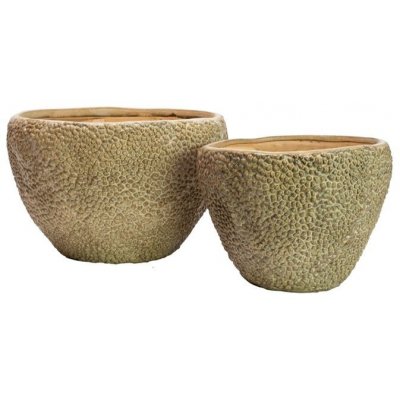 Kobe st med 2 stk krukker lave - Keramik