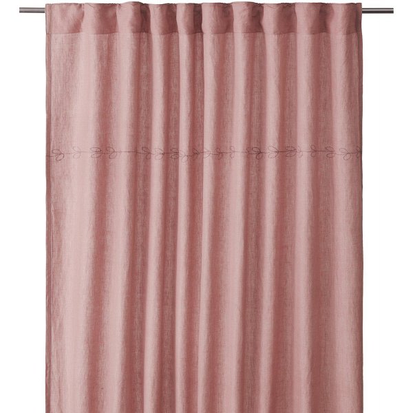 Amie gardin 2-pak 2 x 140 x 280 cm - Medium pink