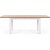 Callahan udtrkbart spisebord 140-220 cm - Sonoma eg/hvid