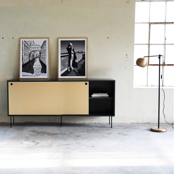 Volume sknk 178 cm - Antracit / messing