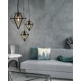 Sibyll loftslampe - Antik/klar
